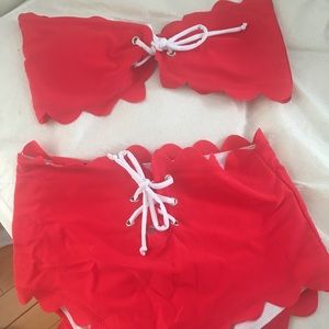Two piece high waisted bikini